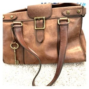 Leather Fossil bag